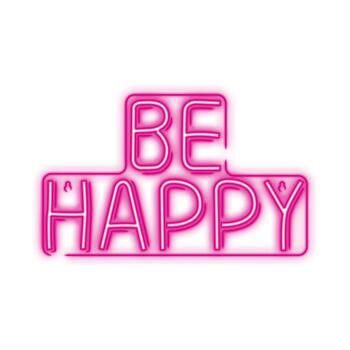 Neolia NNE10 BE HAPPY Neon LED Светодиодная Вывеска (NNE10)