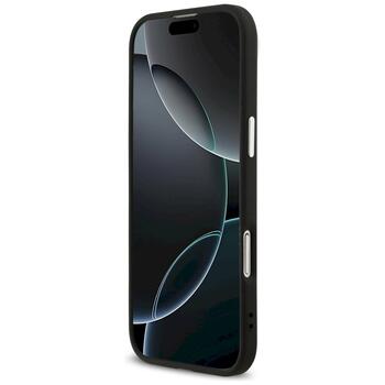 Guess 4G Big 4G Classic Logo Защитный чехол для iPhone 17 Air / чёрно-серебристый (GUHCP17MP4G4SMCK)