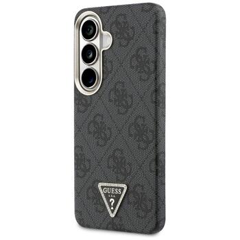 Case Guess 4G Triangle Logo MagSafe Защитный чехол для Samsung Galaxy S26 / чёрный (GUHMS26SP4GTDGMK)