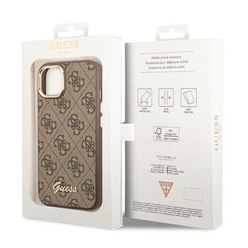 Guess GUHCP14MHG4SHW Hardcase 4G Vintage Gold Logo Защитный чехол для iPhone 14 Plus/15 Plus 6.7