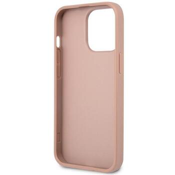 Guess GUHCP14XPSATLP Hardcase Saffiano Triangle Logo Защитный чехол для iPhone 14 Pro Max 6,7