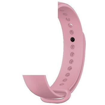Devia Silicone Rемешок для Xiaomi Mi Band 5 / Mi Band 6 / Розовый (F0713DS)