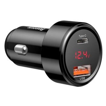 Baseus Magic Series Auto Lādētājs ar LCD / PPS / QC4+ / PD / 45W (CCMLC20C-01)