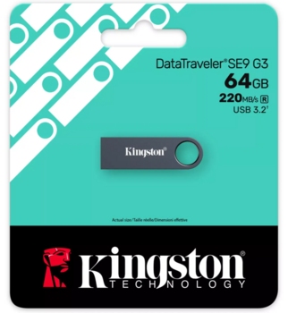 Kingston DataTraveler SE9 G3 USB-флеш-накопитель 64GB (KE-U2X64-1AC)