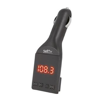 Setty Автомобильный FM Transmitter Bluetooth / USB / Micro SD / Aux / LCD / AUX 3.5 mm Kабель (GSM035802)