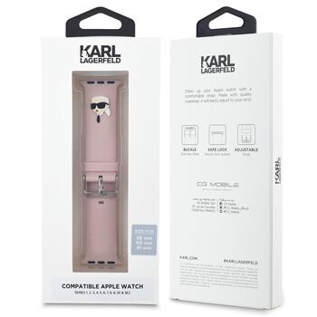 Karl Lagerfeld Karl Head NFT Watch Strap браслет для Apple Watch 38/40/41 (KLAWMSLKNP)