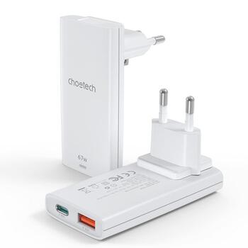 Choetech PD6011 Wall Сharger USB-C 67W PPS / PD3.0 / QC3.0 (PD6011-W)