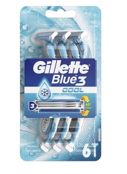 Gillette Blue3 Cool Vienreizlietojamie Skuvekļi 6gab (7702018457281)