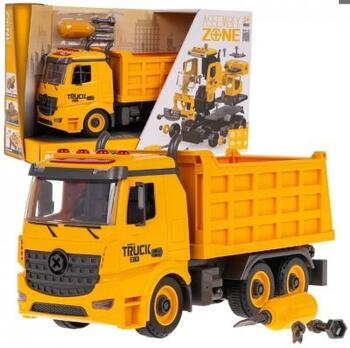 RoGer Twisting Dump Truck Pašizgāzējs ar skaņas funkciju + Aksesuāri (RO-049551)