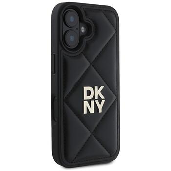 DKNY Quilted Stack Logo Защитный Чехол для Apple iPhone 16 (DKHCP16SPQDSLK)