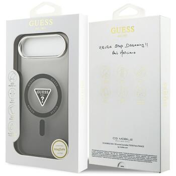 Case Guess IML Gradient Triangle Logo MagSafe Aizsargapvalks priekš iPhone Air / melns (GUHMP17MHGTMLCGK)