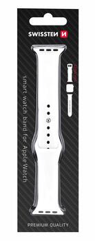 Swissten Cиликоновый Pемешок для Apple Watch 1/2/3/4/5/6 / SE / 42 мм / 44 мм (46000114)