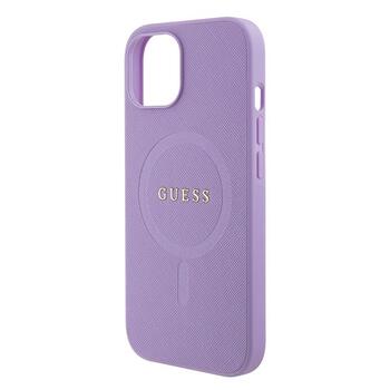 Guess Saffiano MagSafe Back Case Защитный Чехол для Apple iPhone 15 (GUHMP15SPSAHMCU)