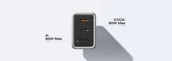 EcoFlow RAPID 65W Сетевое зарядное устройство (EFA-65W-GAN-CHARGER-65W)