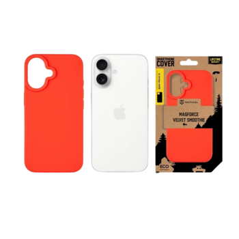 Tactical MagForce Velvet Smoothie Cover Защитный чехол для Apple iPhone 16 / красный (TA-57983122564)