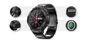 Smartwatch Gravity GT7-1 Умные часы / чёрный (GT7-1)