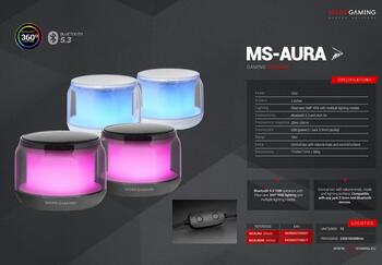 Mars Gaming MSAURA USB DSP Стереосистема для ПК 15W / RGB / Bluetooth 5.3 (MSAURA)