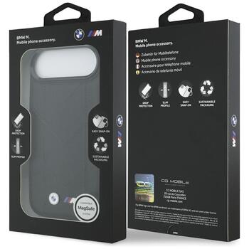 BMW M Quilted Logo MagSafe Case Защитный Чехол для Apple iPhone 17 AIr (BMHMP17M25PSECHK)