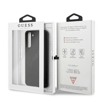 Guess GUHCS21MLSVSBK Script Vintage Защитный чехол для Samsung Galaxy S21+ G996 / чёрный (GUHCS21MLSVSBK)