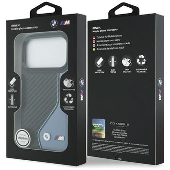 BMW M Carbon Logo MagSafe Case Aizsargapvalks priekš Apple iPhone 17 Pro (BMHMP17L25PCCSCBK)