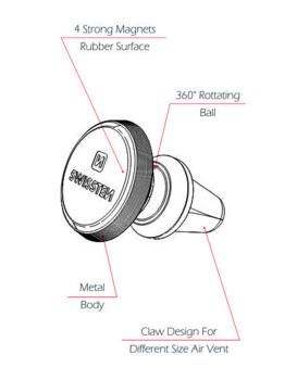 Swissten S-Grip AV-M9 Универсальный держатель для устройств (SW-GRP-AVM9BK)