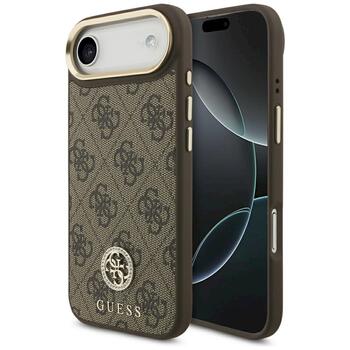 Guess 4G Strass Logo MagSafe Защитный чехол для iPhone Air / коричневый (GUHMP17MP4GRMDEW)