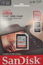 Sandisk Ultra SDXC 256GB Atmiņas karte (SDSDUNC-256G-GN6IN)