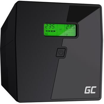 Green Cell 1000VА 600W Hадежный Pезервный источник питания (UPS03)