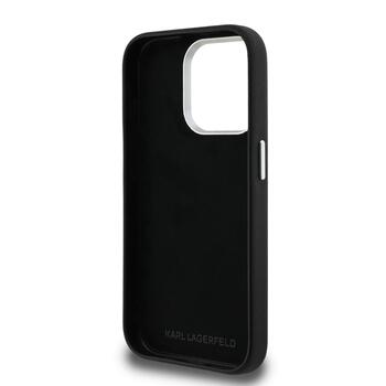 Karl Lagerfeld Grained PU K&CH Heads Case Чехол для Apple iPhone 15 Pro (KLHCP15LPSFDHPK)