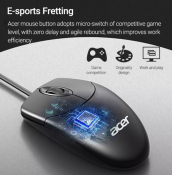 Acer OAK040 Vadu Klaviatūra + Pele USB / ENG (OAK040)
