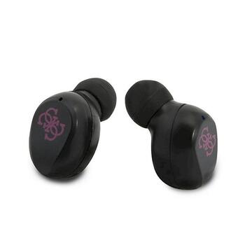 Guess GUTWST31EK TWS Bluetooth headphones Беспроводные наушники + magenta docking station (GUTWST31EM)