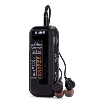 AIWA R22 Pārnēsājams Radio ar Austiņām (R22-BLK)