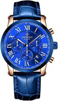 Giewont Chronograph Sapphire Vīriešu pulkstenis GW6260-A5 / vara zils (GW6260-A5)