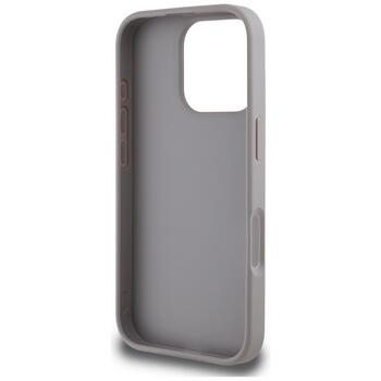 Case Guess Grained Roses Big 4G logo Aizsargapvalks priekš iPhone 16 Pro Max / violets (GUHCP16XPGROP4MU)