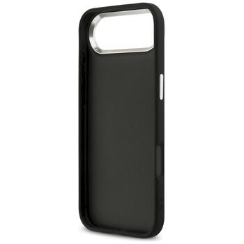 Guess 4G Big 4G Classic Logo Защитный чехол для iPhone 17 Air / чёрно-серебристый (GUHCP17MP4G4SMCK)