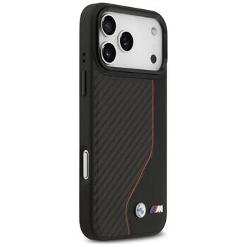 BMW M Carbon Line & Logo MagSafe Case Защитный Чехол для Apple iPhone 17 Pro Max (BMHMP17X25PCCSCKR)