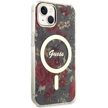 Guess GUHMP14MHCFWSA Hardcase Flower MagSafe Защитный чехол для iPhone 14 Plus / 15 Plus 6.7