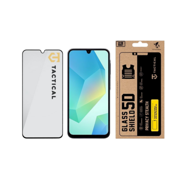 Tactical Glass Shield Privacy Stealth 5D Защитное стекло для Samsung Galaxy A16 4G/5G/A26 5G / чёрный (TA-57983127200)