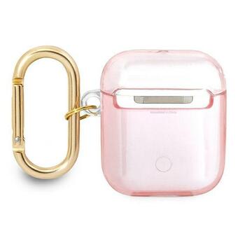 Guess GUA2HHTSP Защитный чехол для AirPods Strap Collection / розовый (GUA2HHTSP)