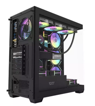 Darkflash DS900 Datora korpuss (DS900-BK-FANS)