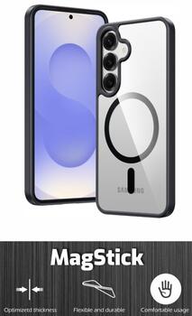 Swissten Clear Jelly Magstick Metallic Case Защитный Чехол для Samsung Galaxy S24 FE 5G (33001735)