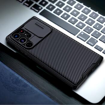 Nillkin CamShield PRO Hard Case Защитный чехол для Samsung Galaxy S22 Ultra / чёрный (57983107467)