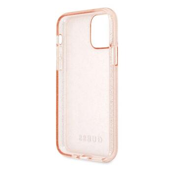 Guess GUHCN65PCGLPI Hardcase Glitter Защитный чехол для iPhone 11 Pro Max / розовый (GUHCN65PCGLPI)