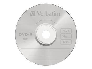 Verbatim DVD-R Записываемые Диски 100шт (43549)