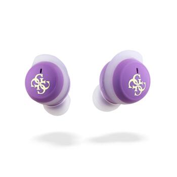 Guess 4G Logo Mini TWS Беспроводные наушники / фиолетовый (GUTWSJ144ESL)