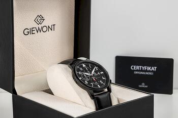 Giewont Vīriešu pulkstenis Chronograph Sapphire GW5630-A1 / melns (GW5630-A1)