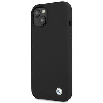 BMW BMHCP13SSILBK Hardcase Silicone Aizmugurējais Silikona Apvalks Telefonam Apple iPhone 13 Mini (BMHCP13SSILBK)
