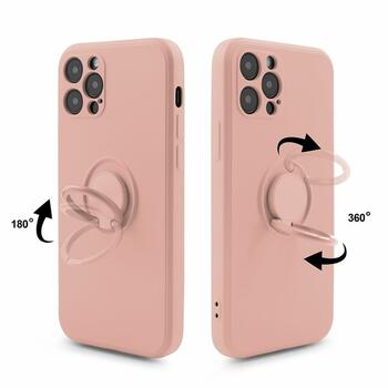Mocco Pastel Ring Silicone Back Case Силиконовый чехол для Samsung Galaxy S22 Plus 5G Розовый (MO-RING-SA-S22PL-PI)