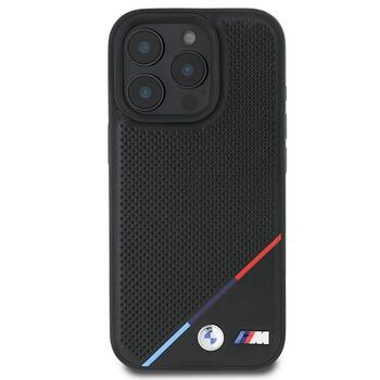 BMW M Perforated Tricolor Line MagSafe Защитный Чехол для Apple iPhone 16 Pro (BMHMP16L23PUPDK)