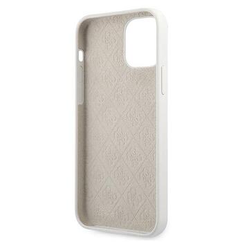 Guess GUHCP12SLSLMGWH Metal Logo Script Защитный чехол для iPhone 12 mini 5,4